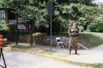 Summer Olympics military security at 10th St. campus home, Atlanta 1996
